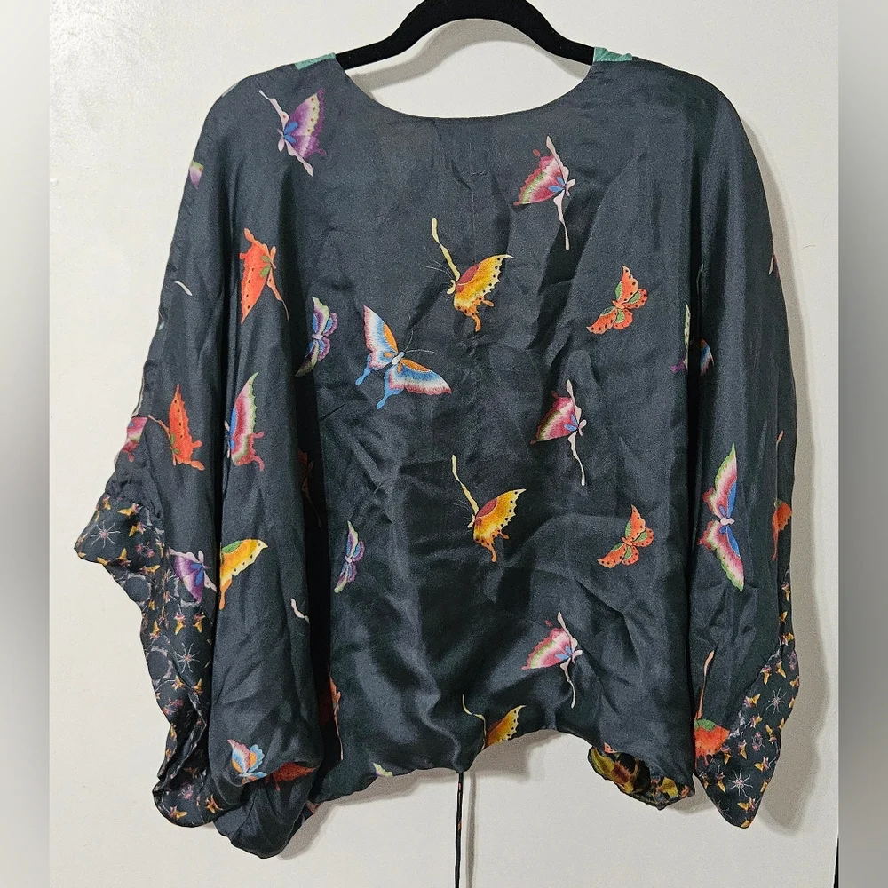 Johnny was rainbow shrug blouse size XL - Picture 9 of 14